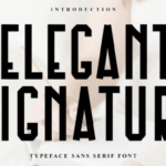 Elegant Signature Font - Featured Image