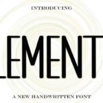 Elements Font - Featured Image
