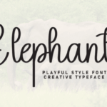 Elephant Font - Featured Image