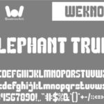Elephant Trunk Font - Featured Image