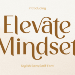 Elevate Mindset Font - Featured Image