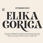 Elika Gorica Font - Featured Image