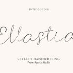 Ellastia Font - Featured Image