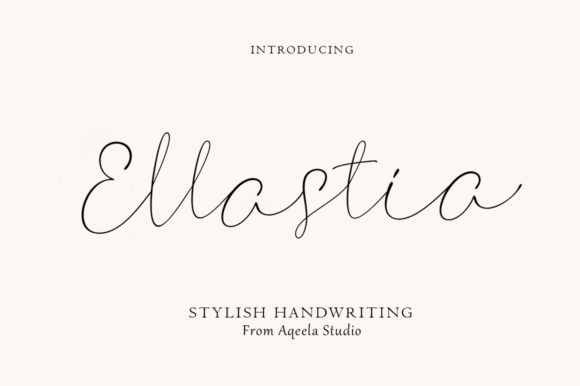 Ellastia Font - Featured Image