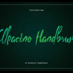 Ellpacino Handbrush Font - Featured Image