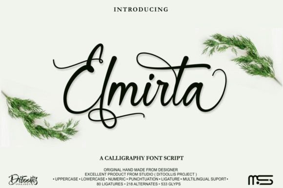 Elmirta Font - Featured Image