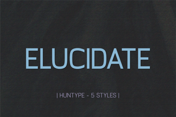 Elucidate Font - Featured Image