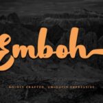 Emboh Font - Featured Image