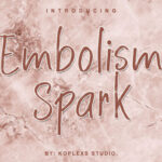 Embolism Spark Font - Featured Image