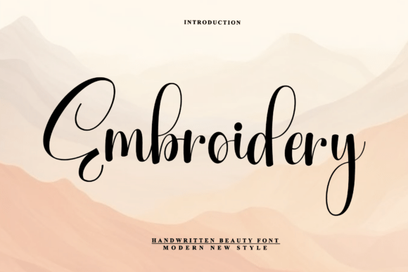 Embroidery Font - Featured Image