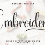 Embroidery Font - Featured Image