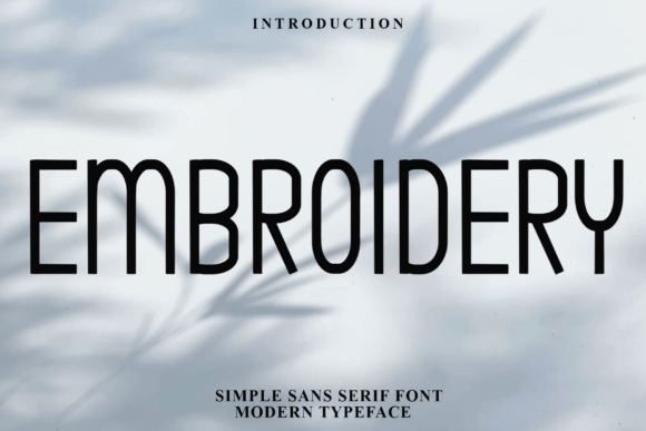 Embroidery Font - Featured Image