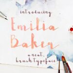 Emilia Baker Font - Featured Image