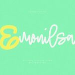 Emonilsa Font - Featured Image
