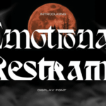 Emotional Restraint Font - Featured Image