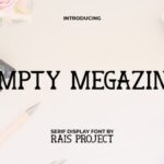 Empty Megazine Font - Featured Image