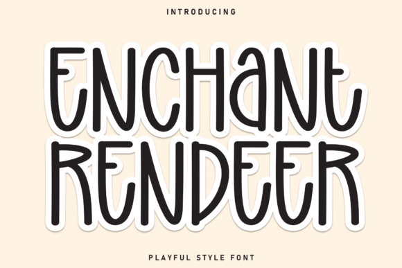 Enchant Rendeer Font - Featured Image