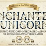 Enchanted Unicorn Font - Featured Image