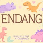 Endang Font - Featured Image