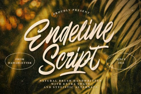Endeline Script Font - Featured Image