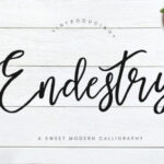 Endestry Font - Featured Image