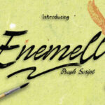 Enemell Font - Featured Image