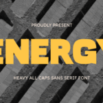 Energy Font - Featured Image
