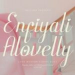 Enfiyali Alovelly Font - Featured Image