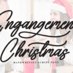 Engangement Christmas Font - Featured Image