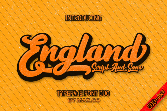 England Script Font - Featured Image