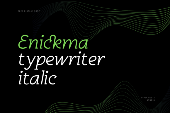 Enickma Font - Featured Image