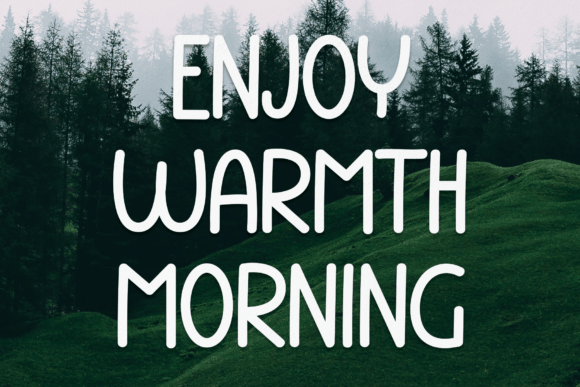 Enjoy Warmth Morning Font - Featured Image