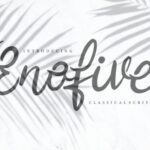 Enofive Font - Featured Image