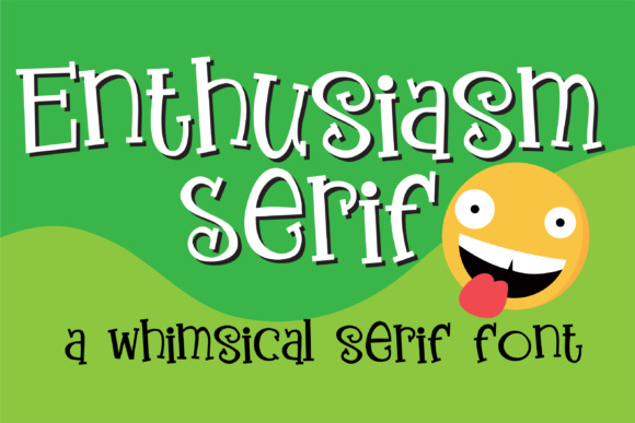 Enthusiasm Serif Font - Featured Image