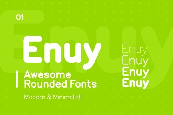 Enuy Font - Featured Image
