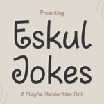 Eskul Jokes Font - Featured Image