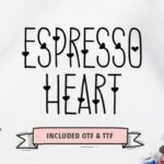 Espresso Heart Font - Featured Image