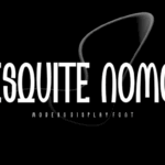 Esquite Nomo Font - Featured Image