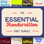 Essential Handwritten Bundle Font - Featured Image