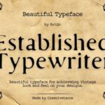 Established Typewriter Font - Featured Image