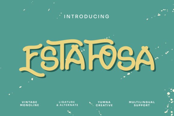 Estafosa Font - Featured Image