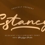 Estancy Font - Featured Image