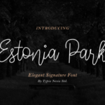 Estonia Park Font - Featured Image