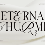 Eterna Churme Font - Featured Image