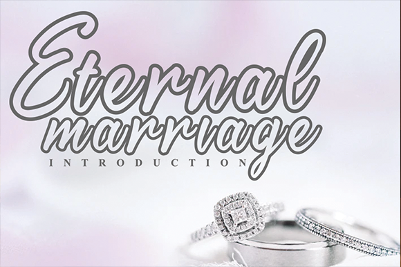 Eternal Marriage Font - Featured Image