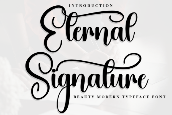 Eternal Signature Font - Featured Image