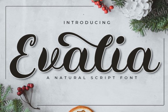 Evalia Font - Featured Image