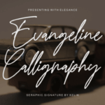 Evangeline Calligraphy Font - Featured Image