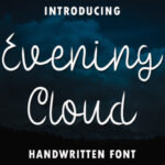 Evening Cloud Font - Featured Image