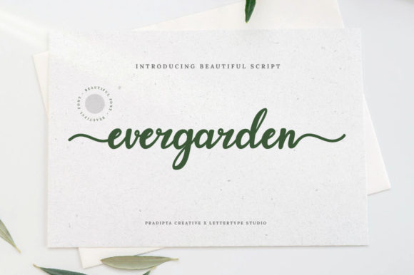 Evergarden Font - Featured Image